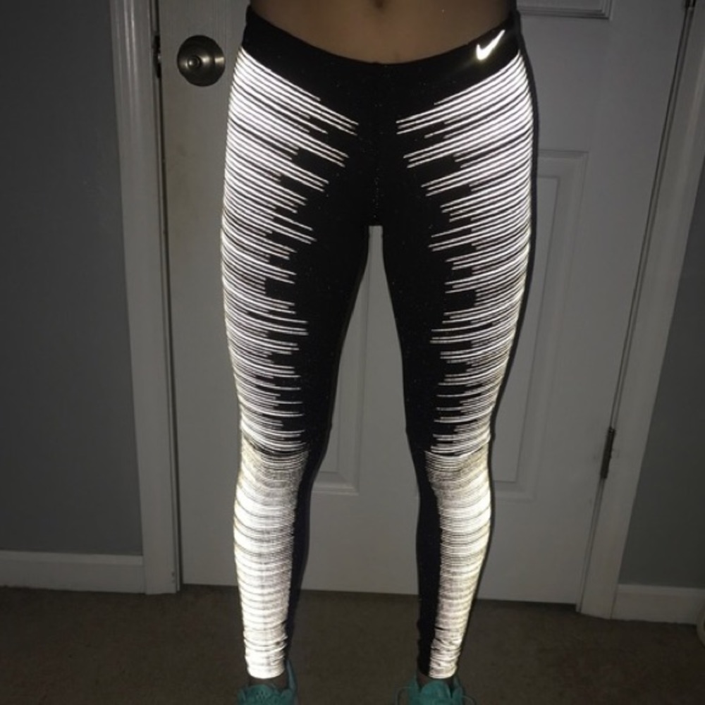 RARE Nike Flash Reflective Leggings